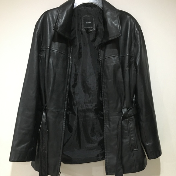 JLC New York Outerwear Black Collard Jacket - Picture 1 of 4